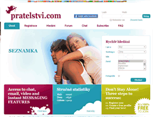 Tablet Screenshot of pratelstvi.com
